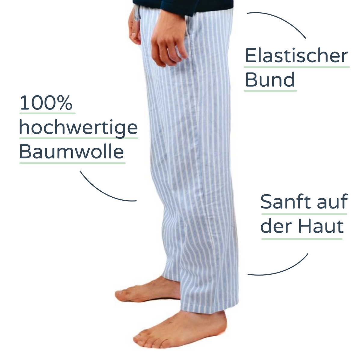 Classy Premium Schlafanzug Hose - lang (nur Hose)
