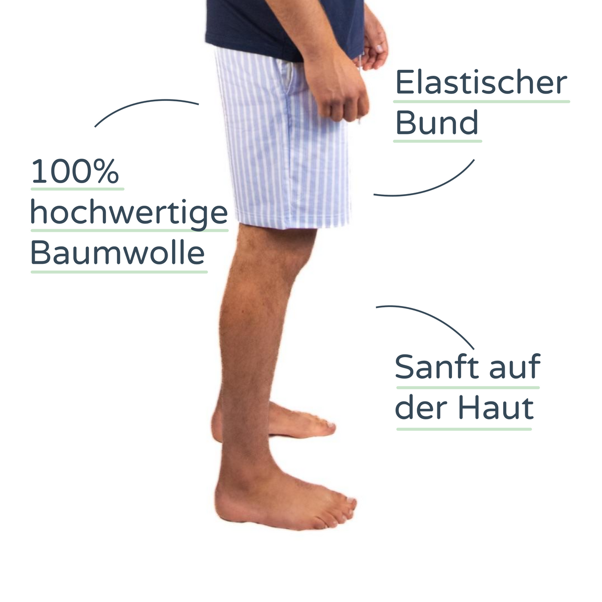 Classy Premium Schlafanzug Hose - kurz (nur Hose)